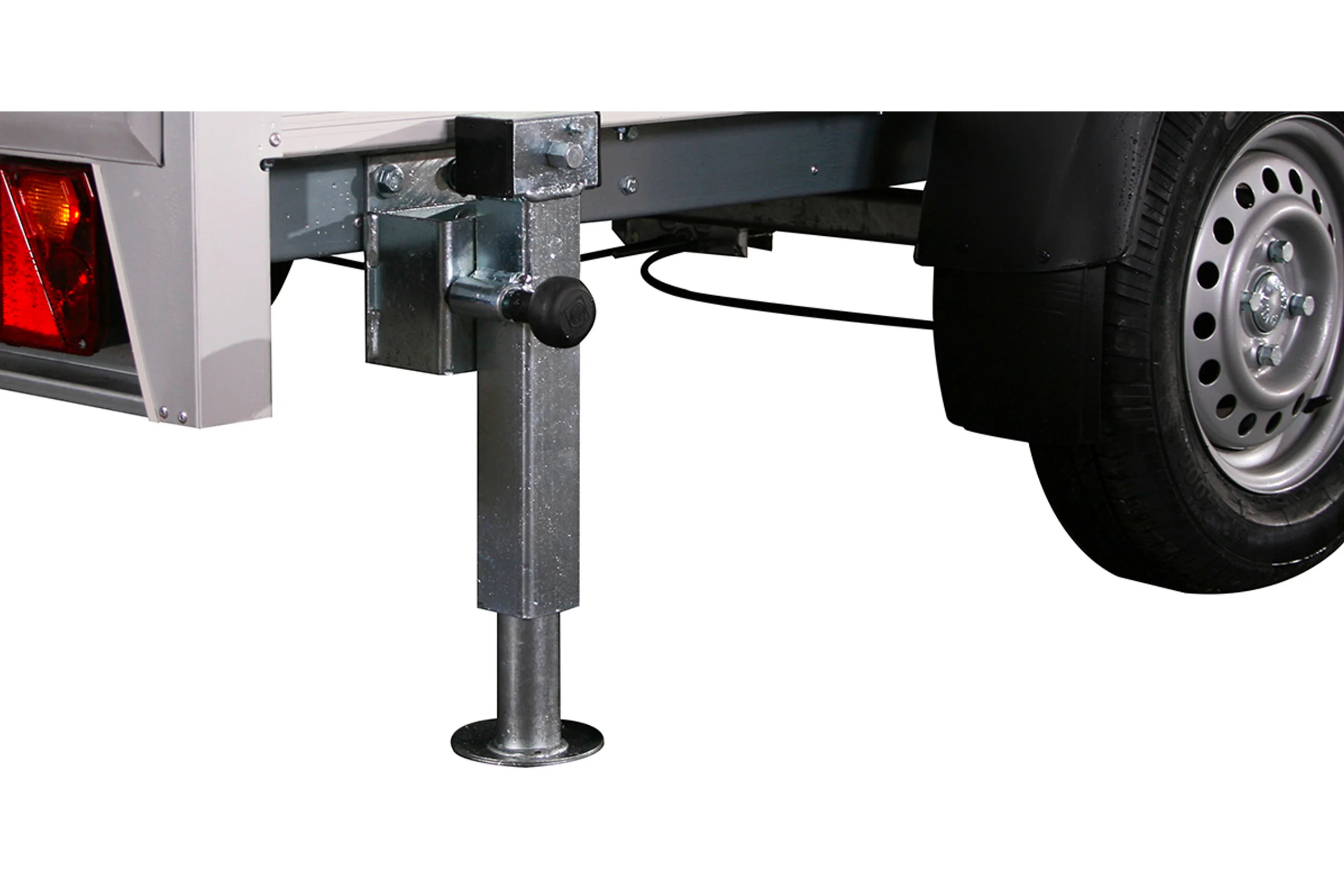 Rear drop stand for 1315 K2 refrigerated trailer