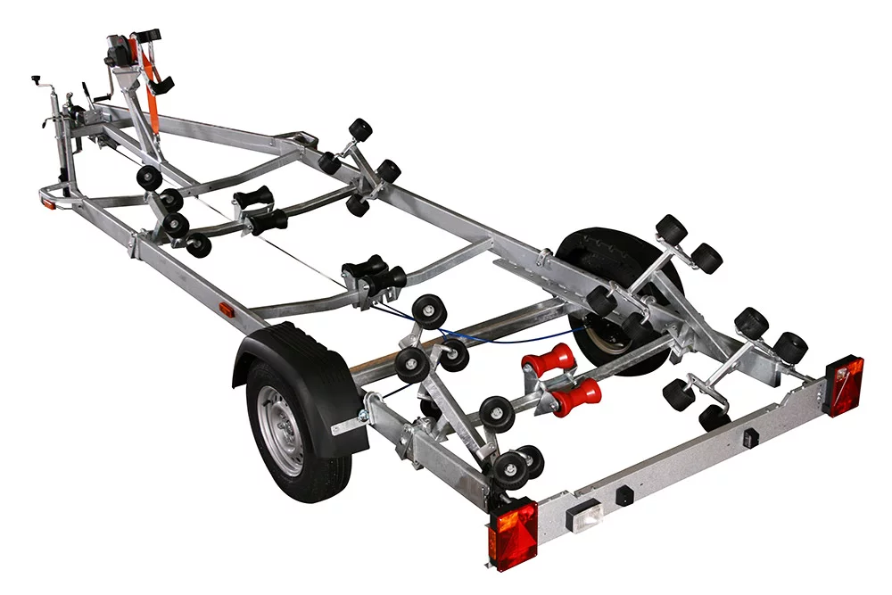 Variant 1800 BB Super Roller Boat Trailer with movable rear lightboard