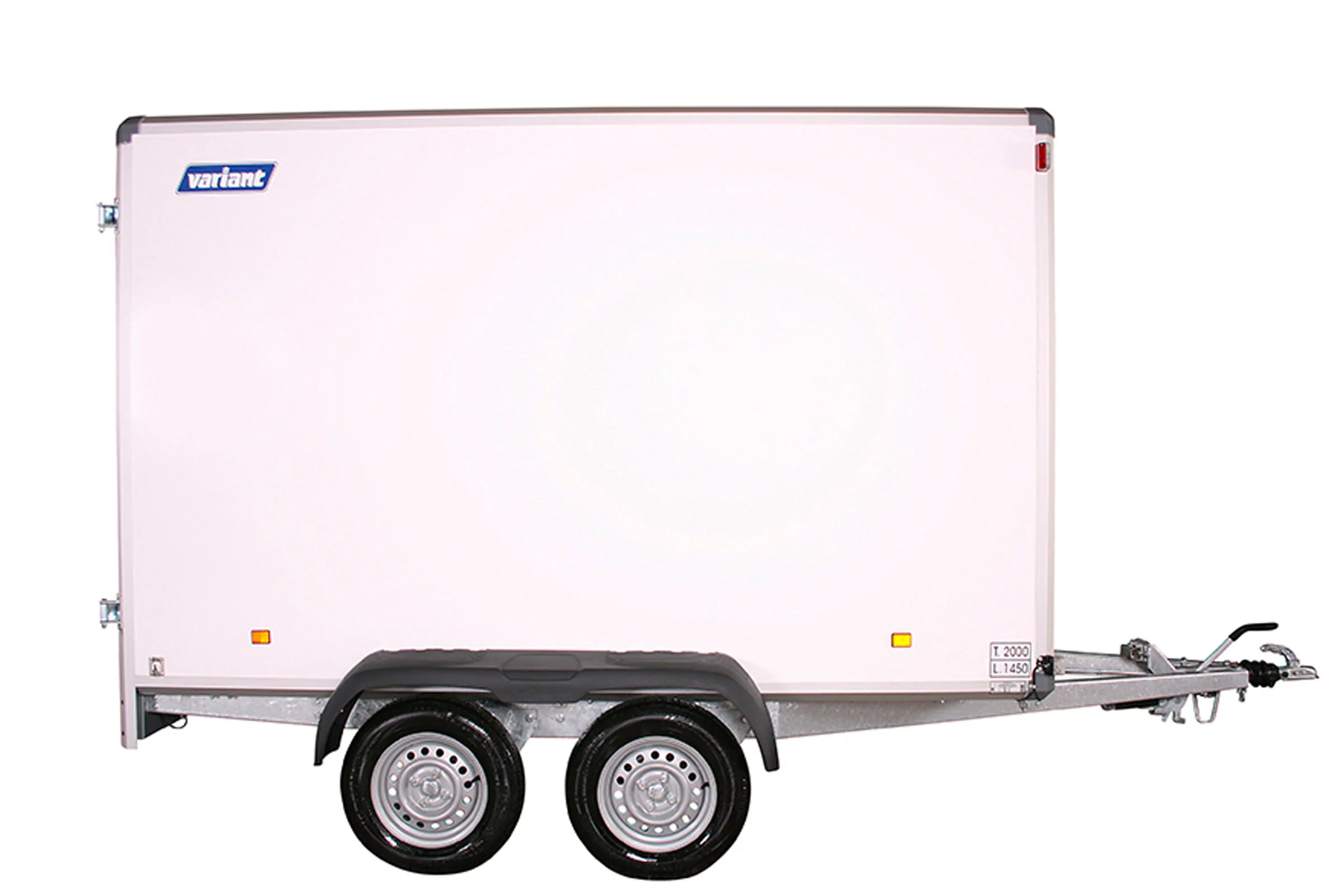 2005 C3 Enclosed 2000kg Cargo Trailer with rear barn doors