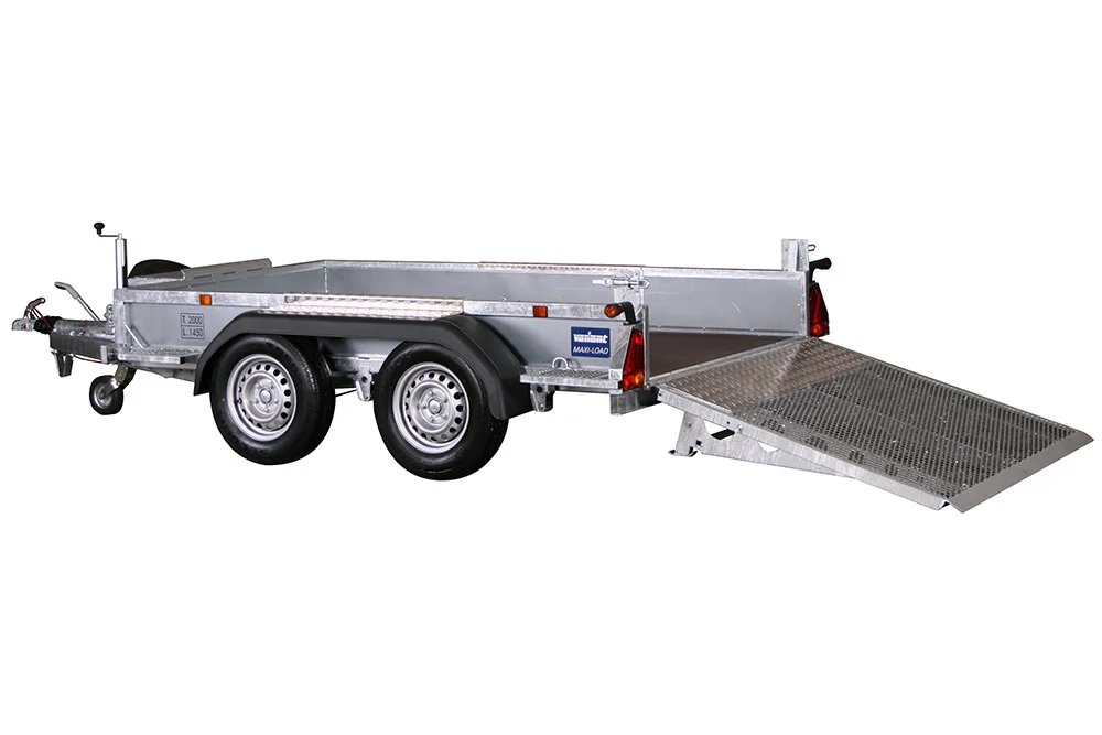 Variant 2015 M2 Machine Transporter Trailer with full width galvanised loading ramp