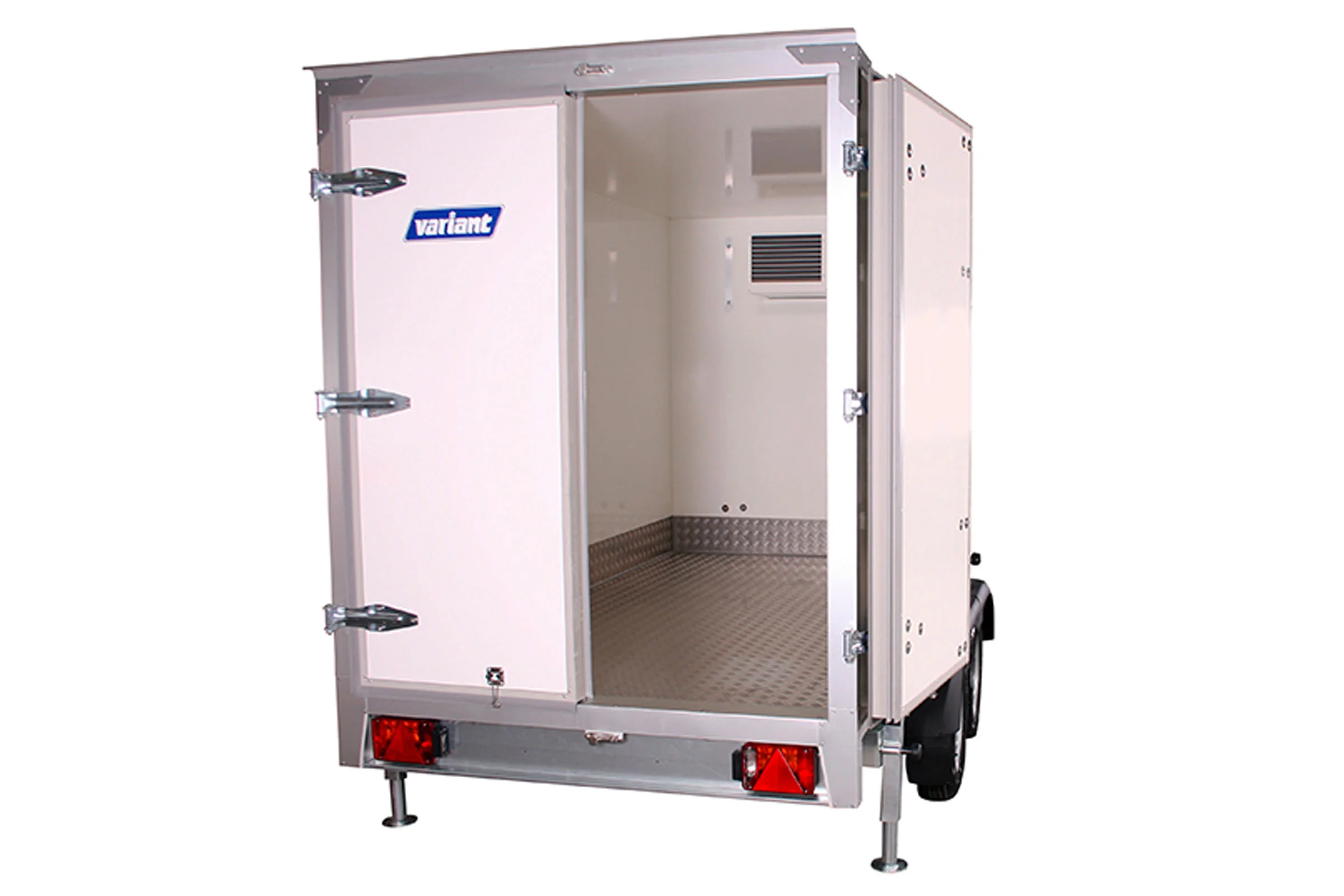 Insulated rear doors