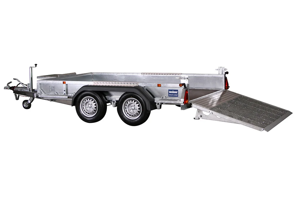Variant 2718 M3 Machine Transporter Trailer with full width galvanised loading ramp