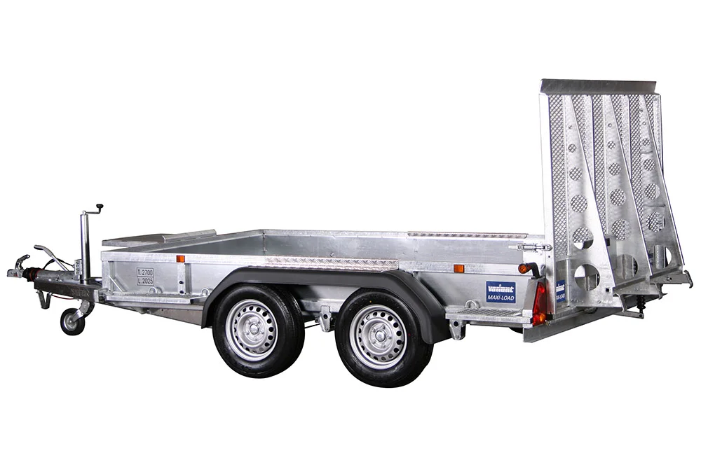 Variant 2718 M3 Machine Transporter Trailer with full width galvanised loading ramp