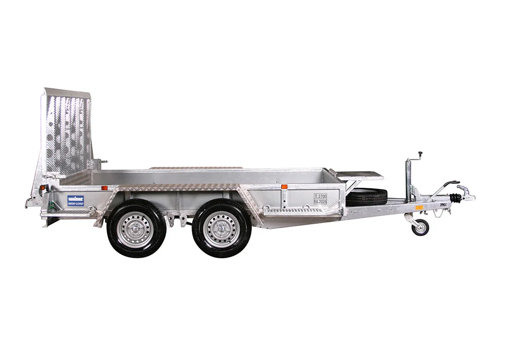 Variant 2718 M3 Machine Transporter Trailer with full width galvanised loading ramp