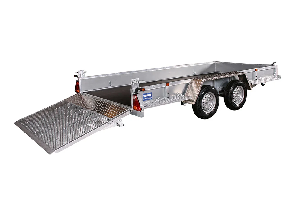 Variant 2718 M4 Machine Trailer with rear loading ramp