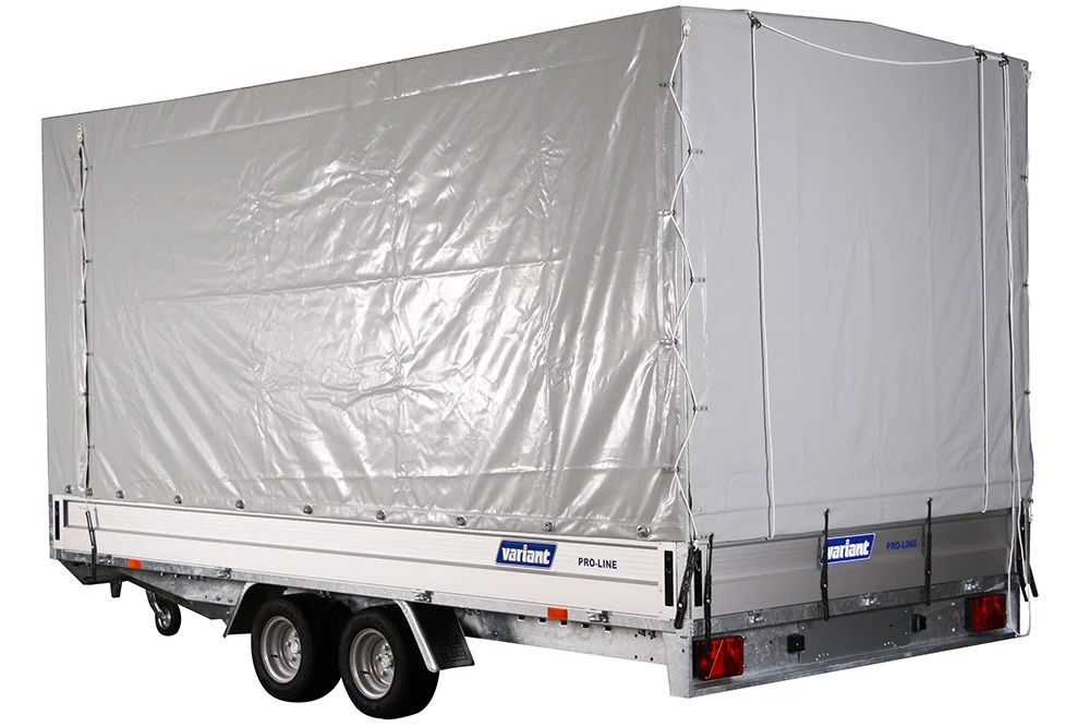 Variant 3021 P4 4.2m x 2.1m flatbed trailer with high tarp kit