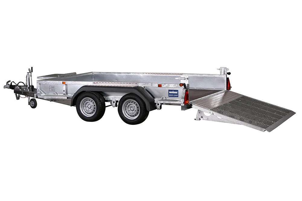 Variant 3518 M3 Machine Transporter Trailer with full width galvanised loading ramp