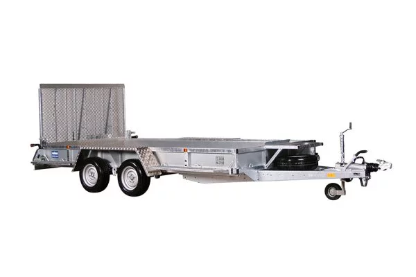 Variant 3518 M4 3500kg Machine Transporter Trailer with full width galvanised loading ramp 4m long load area