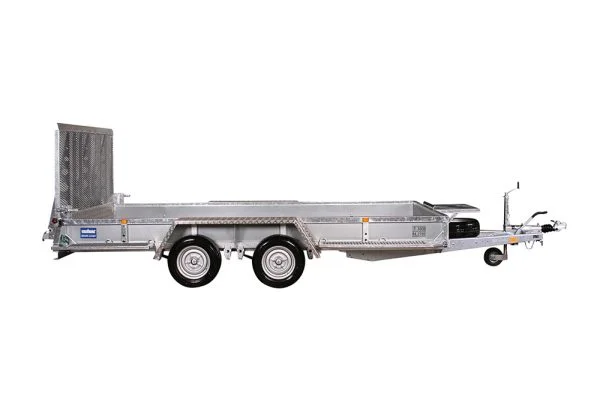 Variant 3518 M4 3500kg Machine Transporter Trailer with full width galvanised loading ramp 4m long load area