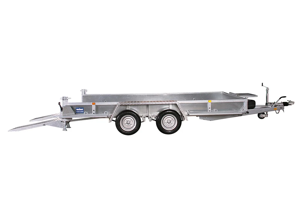 Variant Beavertail Machinery Trailer with individual loading ramps