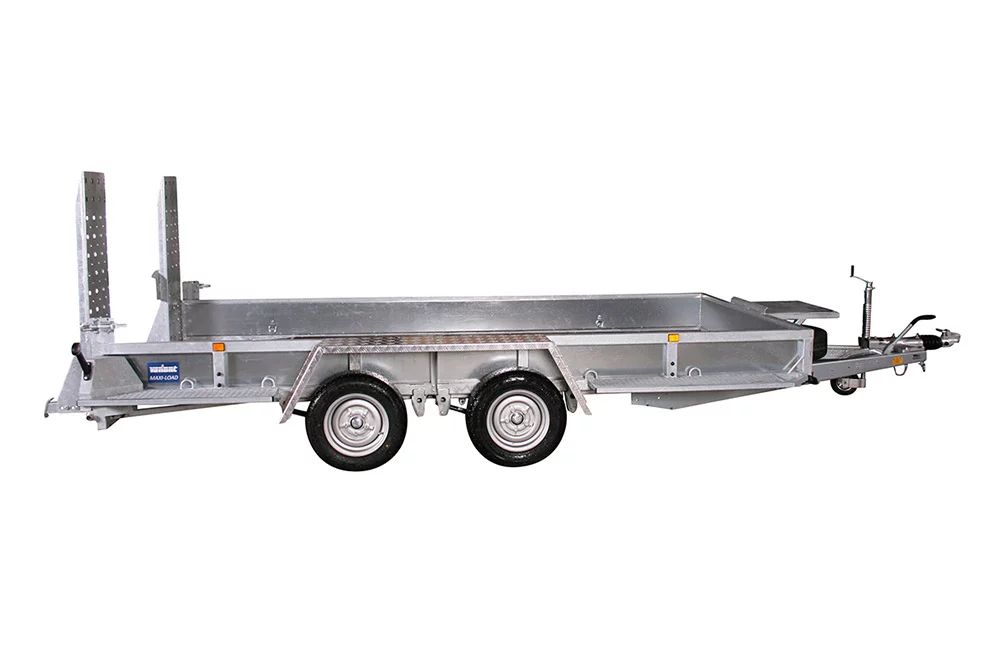 Variant Beavertail Machinery Trailer with individual loading ramps