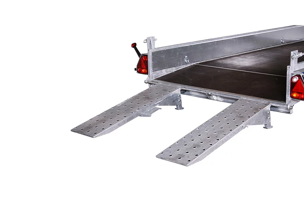 Variant Beavertail Machinery Trailer with individual loading ramps