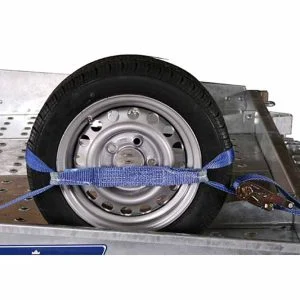 Wheel Tie-Down Kit for Car Trailers