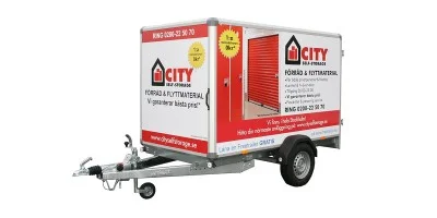Variant Enclosed Cargo Trailer with Branding