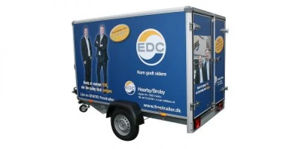 Variant Enclosed Cargo Trailer with Branding