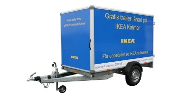 Variant Enclosed Cargo Trailer with Ikea Branding