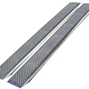 Lightweight aluminium trailer ramps