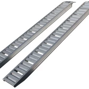 Lightweight aluminium contractor ramps