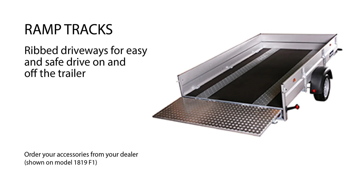 Ramp tracks for Combi Trailers