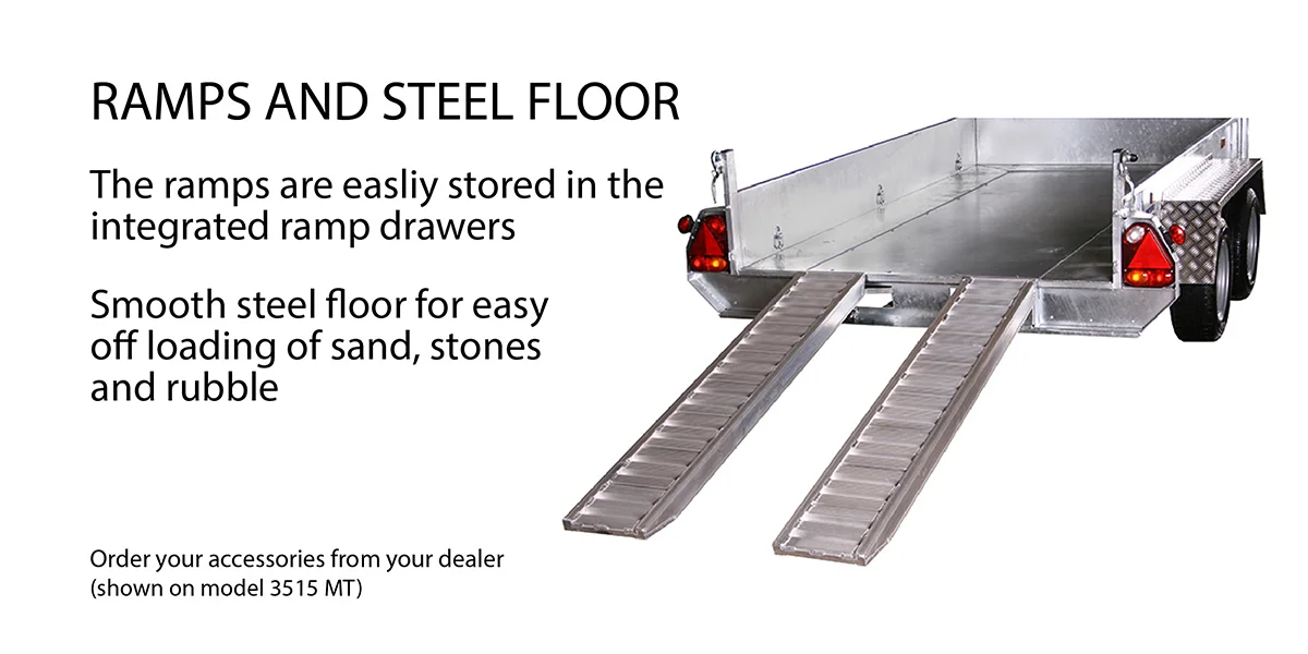 Steel floor and Aluminium Ramps