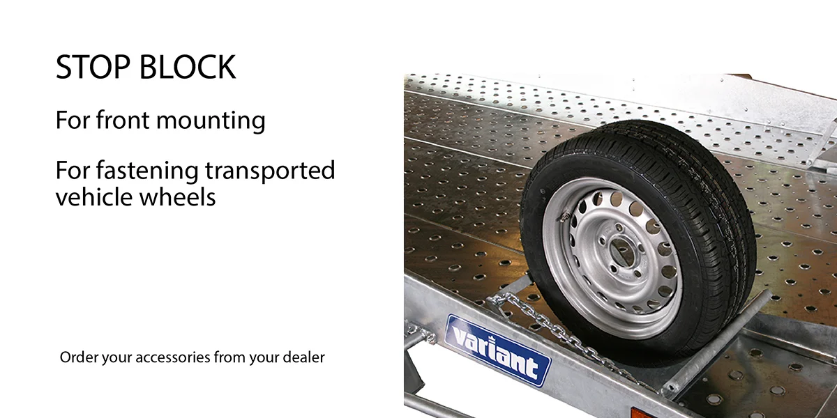 Wheel Stop Block for Variant Car Trailers
