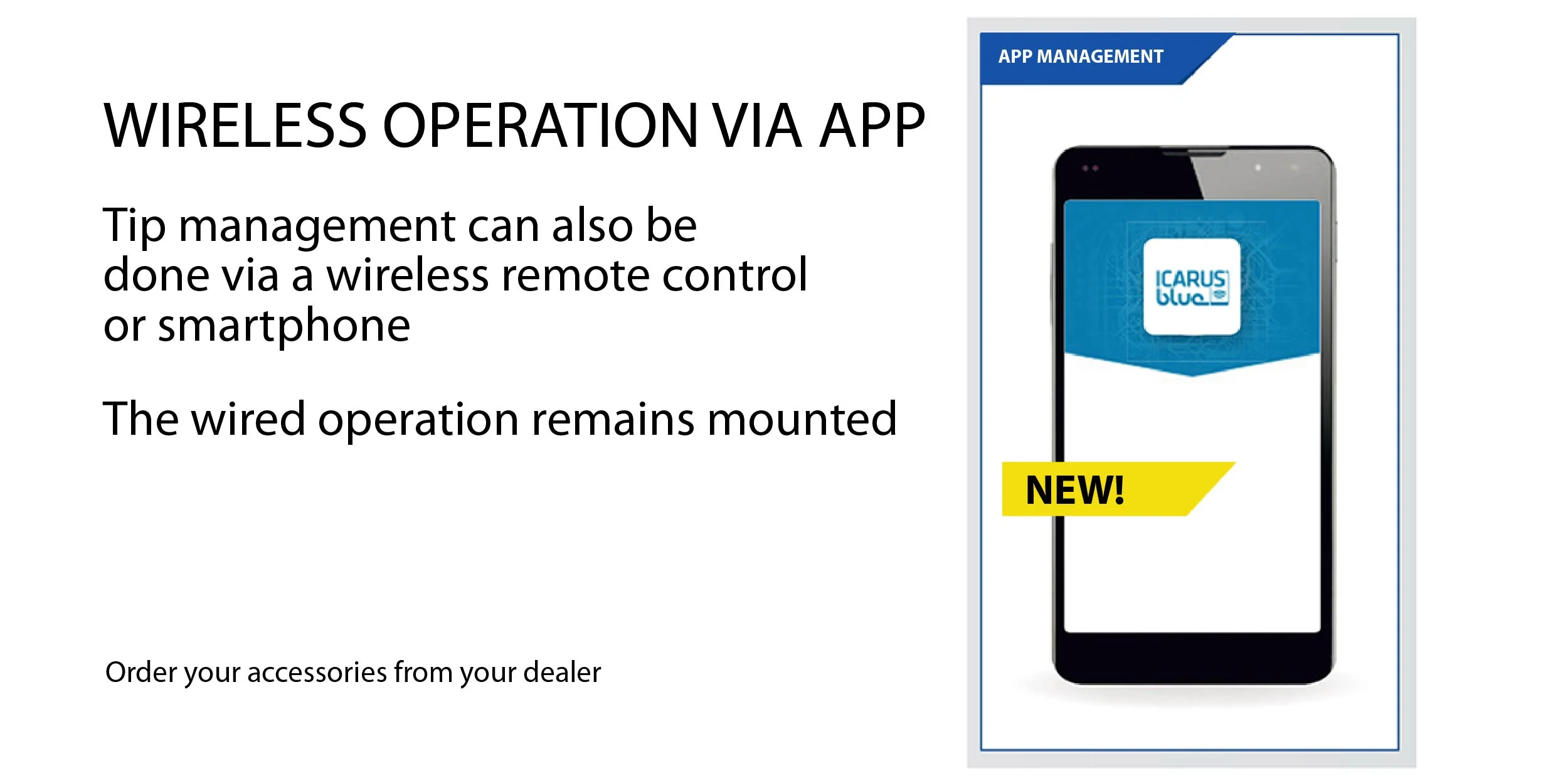 Wireless App Controlled Bluetooth Tipping