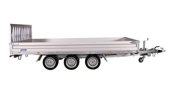 Variant 3543 UX Tri-Axle Universal Tilting Flatbed Trailer with 4.2m x 2.1m load area and 3500kg ATM