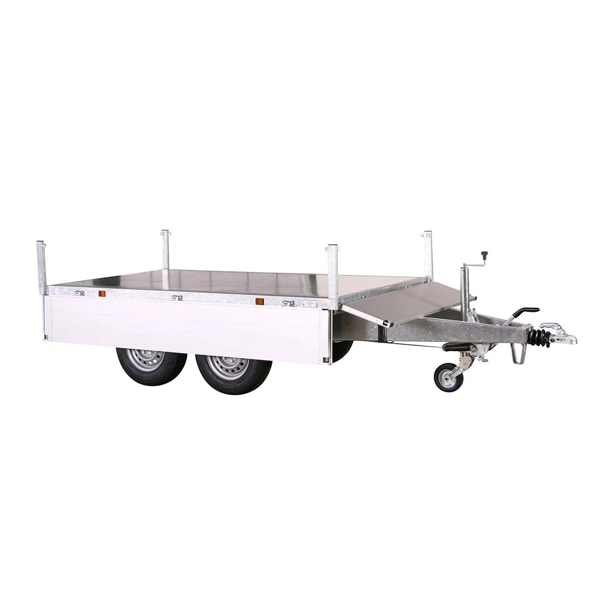 Variant 2715 T2 hydraulic tipper trailer with removable sides and corner posts