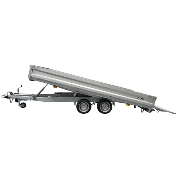 Variant 3542 UX Universal Tilting Flatbed Trailer loading position