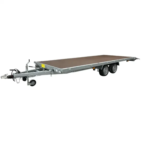 Variant 3552 UX Universal Tilting Flatbed Trailer without sides and rear ramp lowered