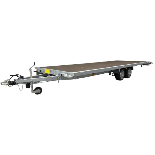 Variant 3562 UX Universal Tilting Flatbed Trailer without sides and with the ramp lowered