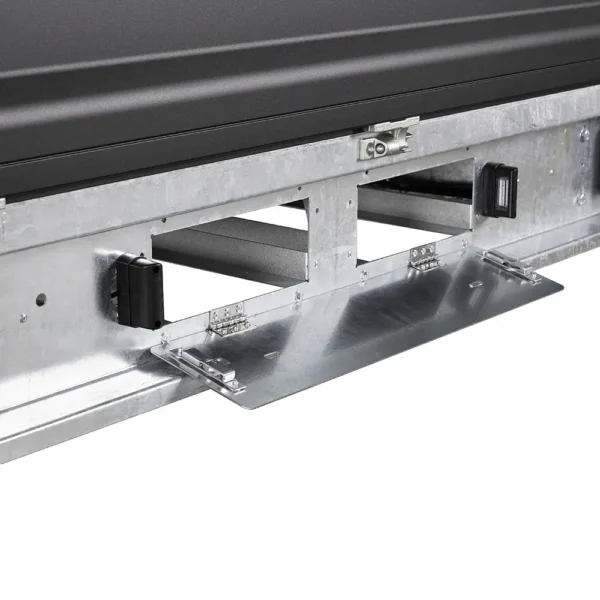 3518 X3 Black Edition X-Line Flatbed Trailer Ramp Drawer