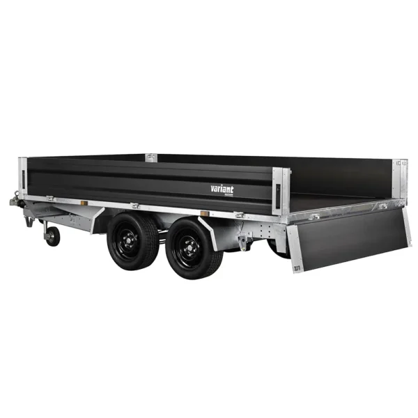 3518 X3 3500kg Flatbed Trailer 12x6 Removable Sides