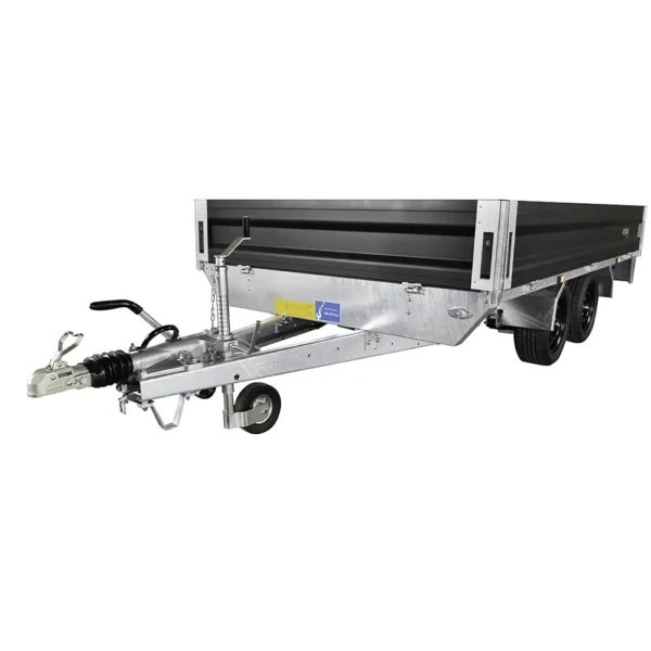 3518 X3 Black Edition X-Line Flatbed Trailer Removable Headboard and Heavy Duty Coupling