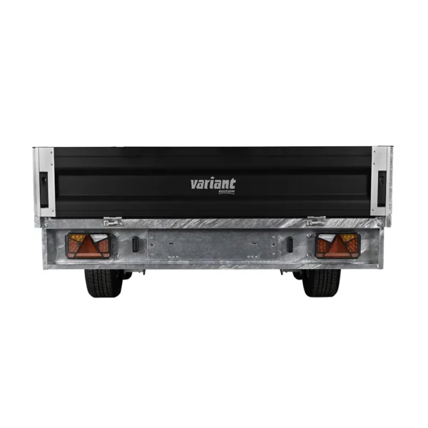 3518 X3 Black Edition X-Line Flatbed Trailer Removable Tailgate